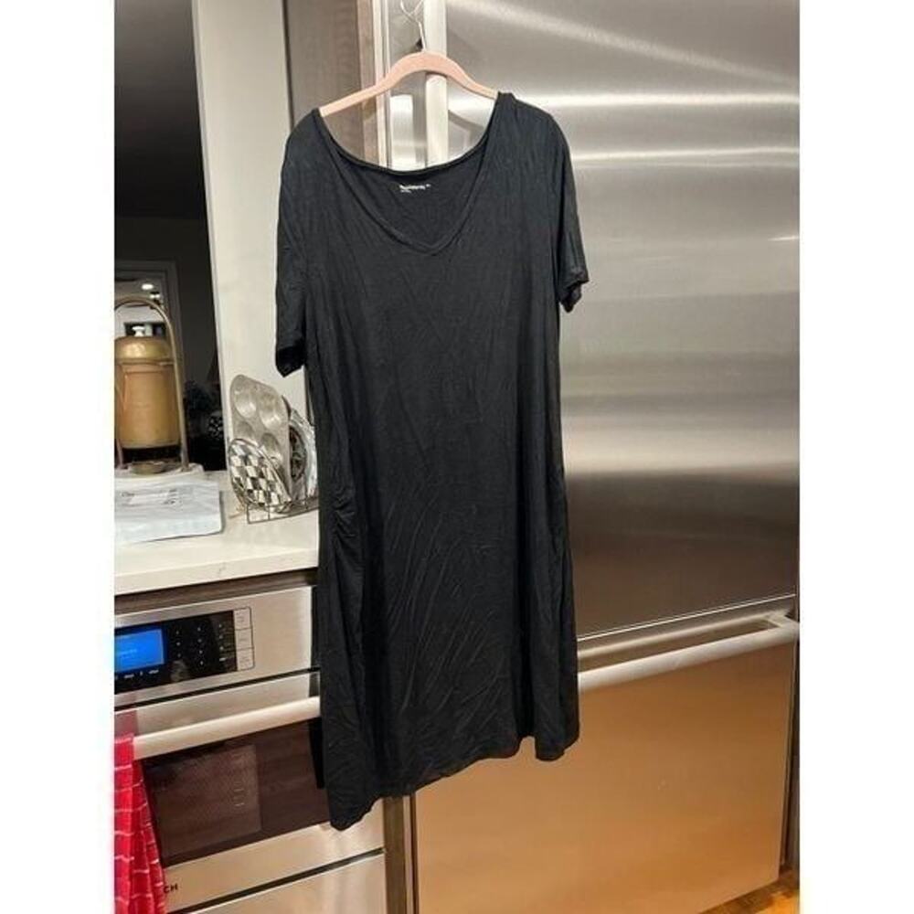 Gap maternity black stretchy soft dress xxl